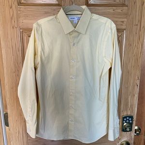 Men's Old Navy Cute/Fashionable Yellow/White Button Up